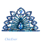 Krone Strass 8664 - blau/türkis Krone Strass 8664 - blau/türkis